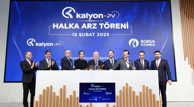 Borsa İstanbul'da gong Kalyon PV için çaldı