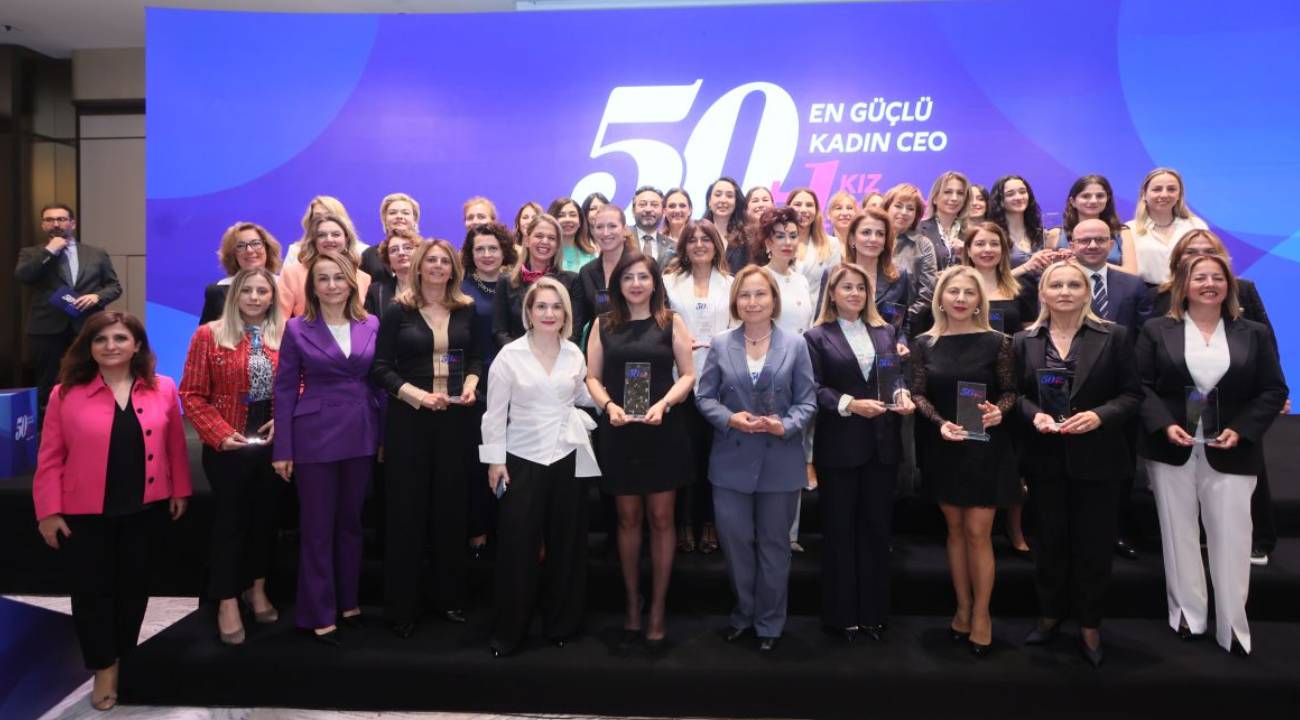 En güçlü 50 kadın CEO ödüllerini aldı