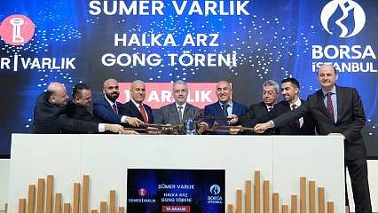 Borsada gong Sümer Varlık Yönetim için çaldı