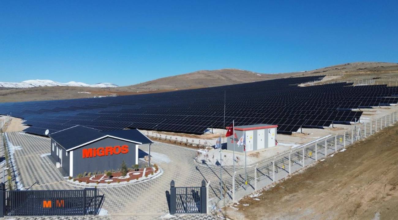 Migros, yeni GES santralini devreye aldı 