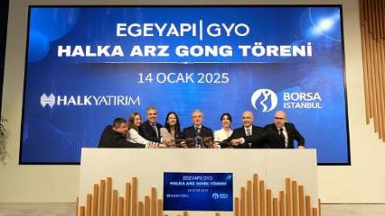 Borsa İstanbul'da gong EgeYapı Avrupa GYO için çaldı