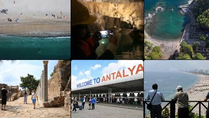 Antalya'ya en çok turistin geldiği 3 ülke