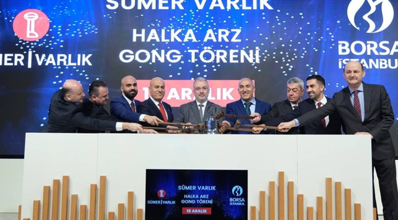 Borsa İstanbul'da gong Sümer Varlık Yönetim için çaldı