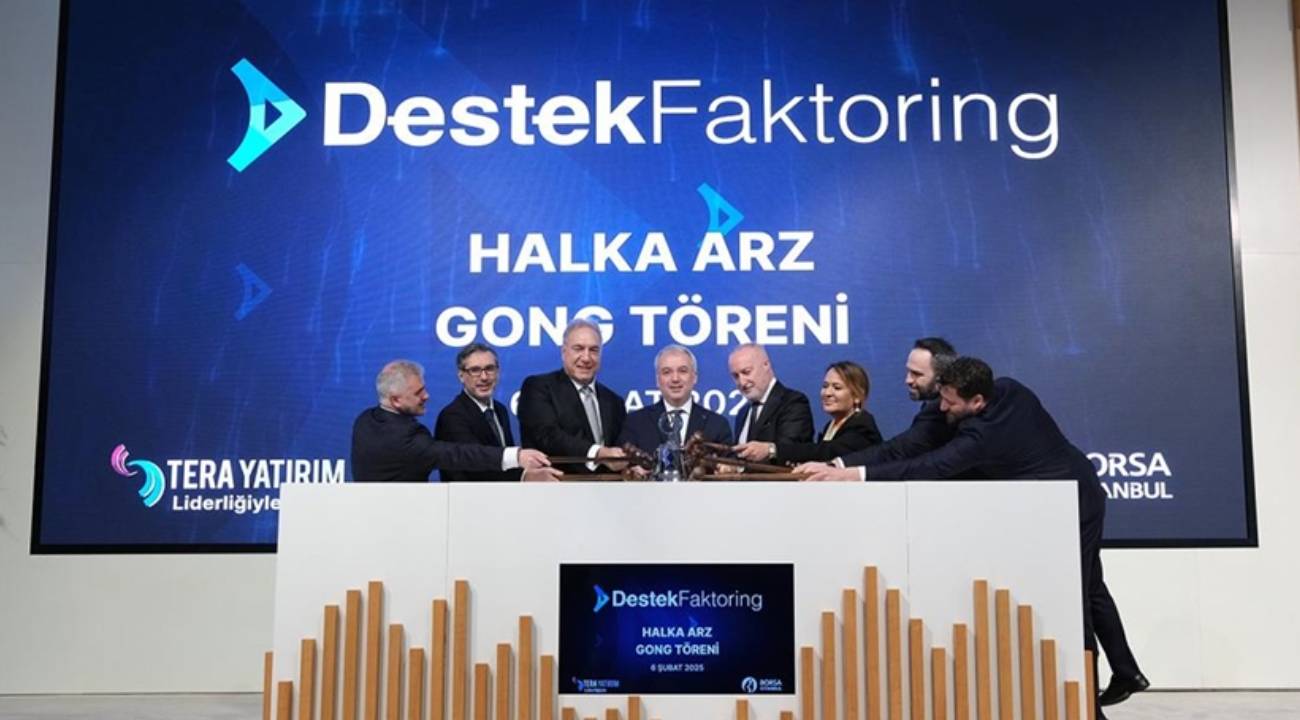 Borsa İstanbul'da gong Destek Finans Faktoring için çaldı