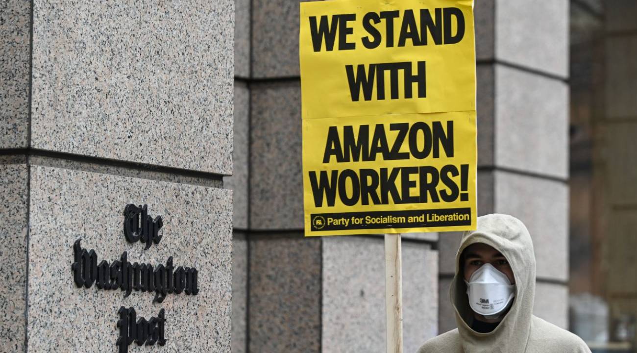 Jeff Bezos'a protesto şoku