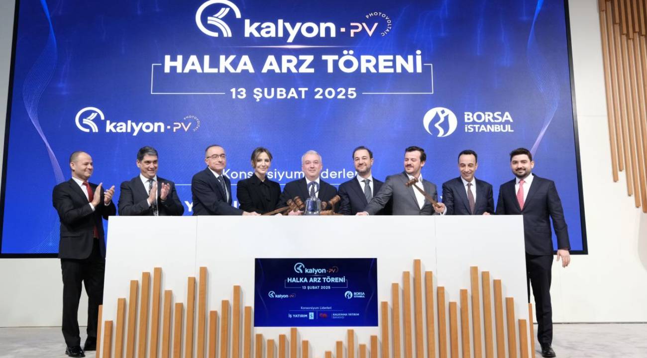 Borsa İstanbul'da gong Kalyon PV için çaldı