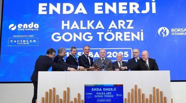 Borsa İstanbul'da gong Enda için çaldı