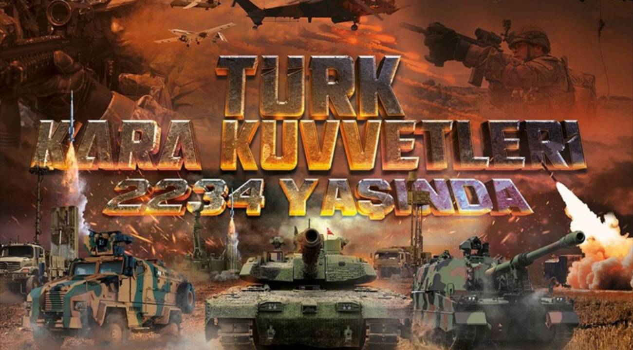 MSB'den Türk Kara Kuvvetlerinin 2234'üncü kuruluş yıl dönümüne ilişkin paylaşım