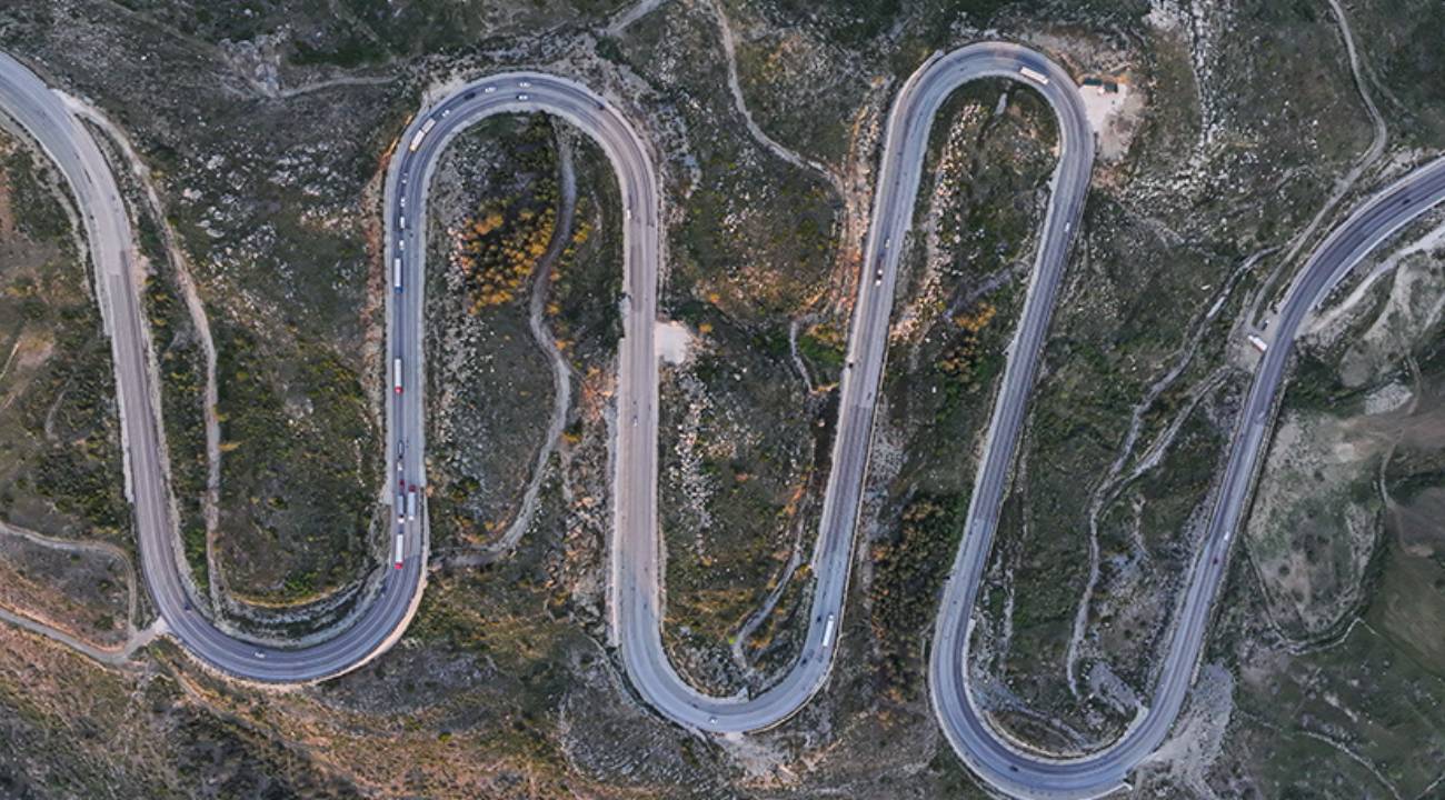 4 dakikada karasal iklimden Akdeniz iklimine geçiş sağlayan yol