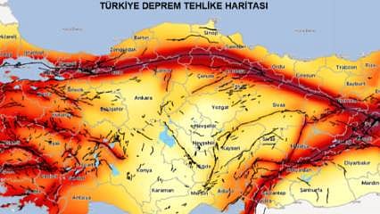 2025 Türkiye deprem risk haritası: MTA verileriyle en riskli ve en az riskli bölgeler