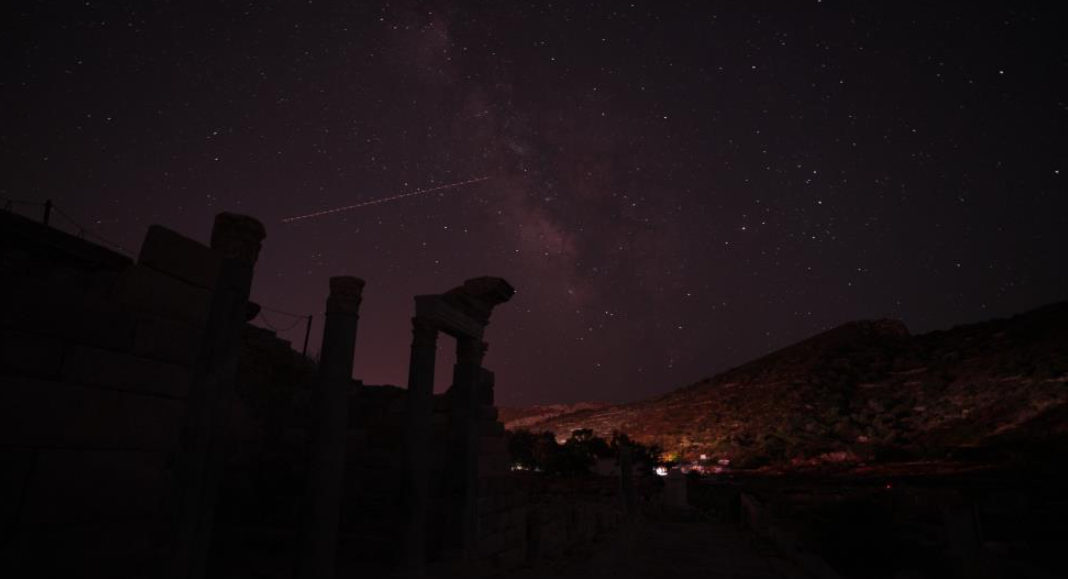 Knidos Antik Kenti'nde Perseid meteor yağmuru büyüledi-3