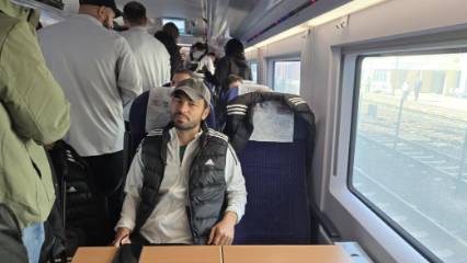 Kocaelispor Konya deplasmanına yüksek hızlı trenle gitti