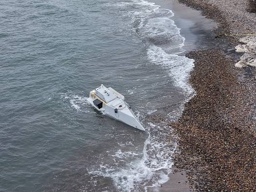 Ünye'de "SAS" operasyonu: Kıyıya vuran mühimmat yüklü araç patlatıldı