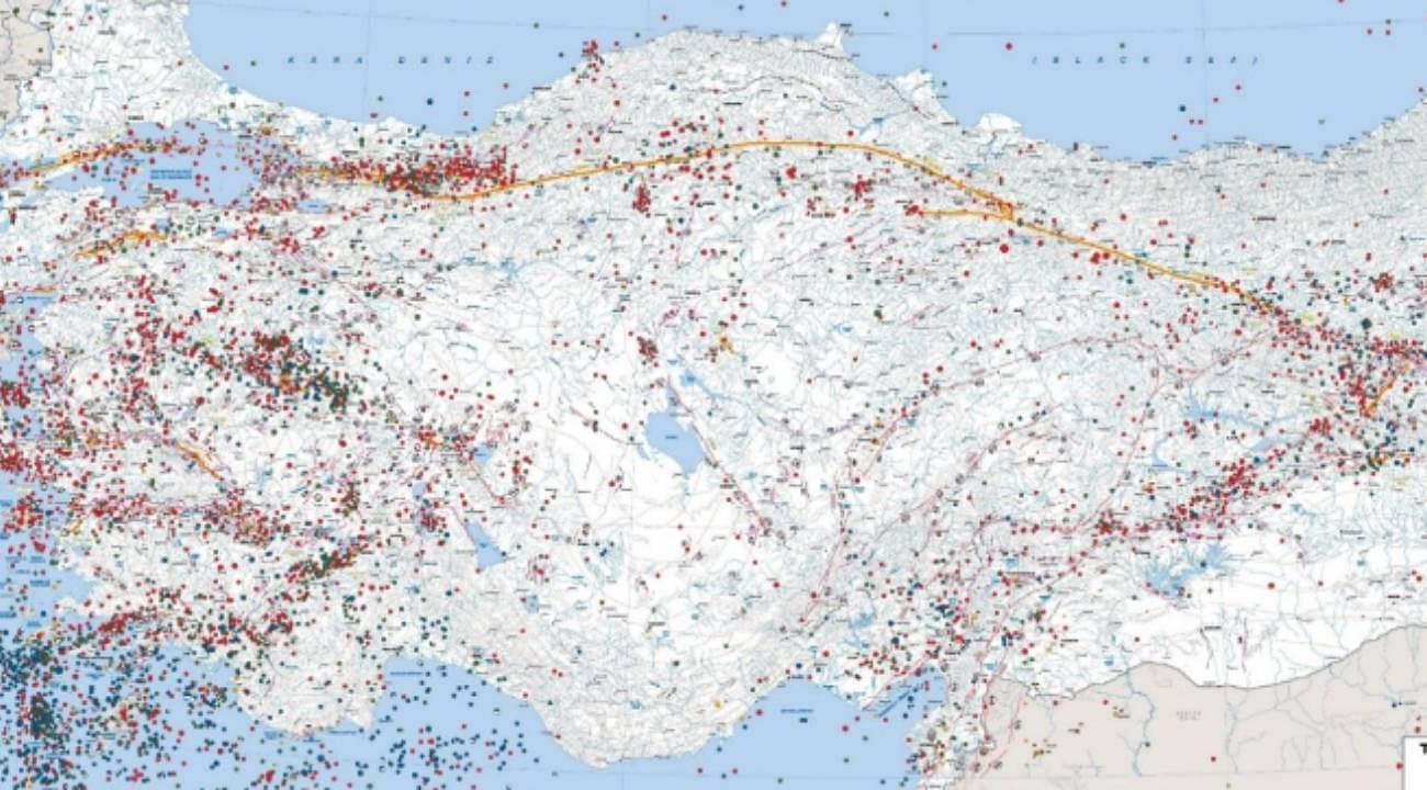 Kritik değişiklik: Türkiye'deki diri fay sayısı 485'ten 700'e yükseldi