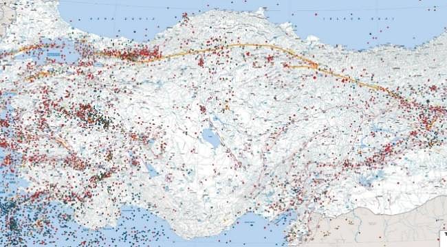 Kritik değişiklik: Türkiye'deki diri fay sayısı 485'ten 700'e yükseldi