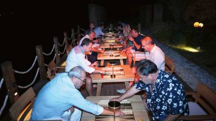 İş liderleri tavla turnuvasında buluştu