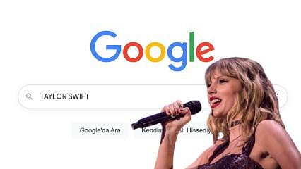 Google'a Taylor Swift yazınca bakın ne oluyor?