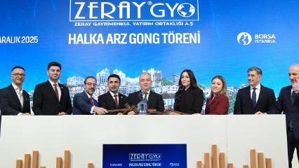 Borsa İstanbul'da gong Zeray GYO için çaldı