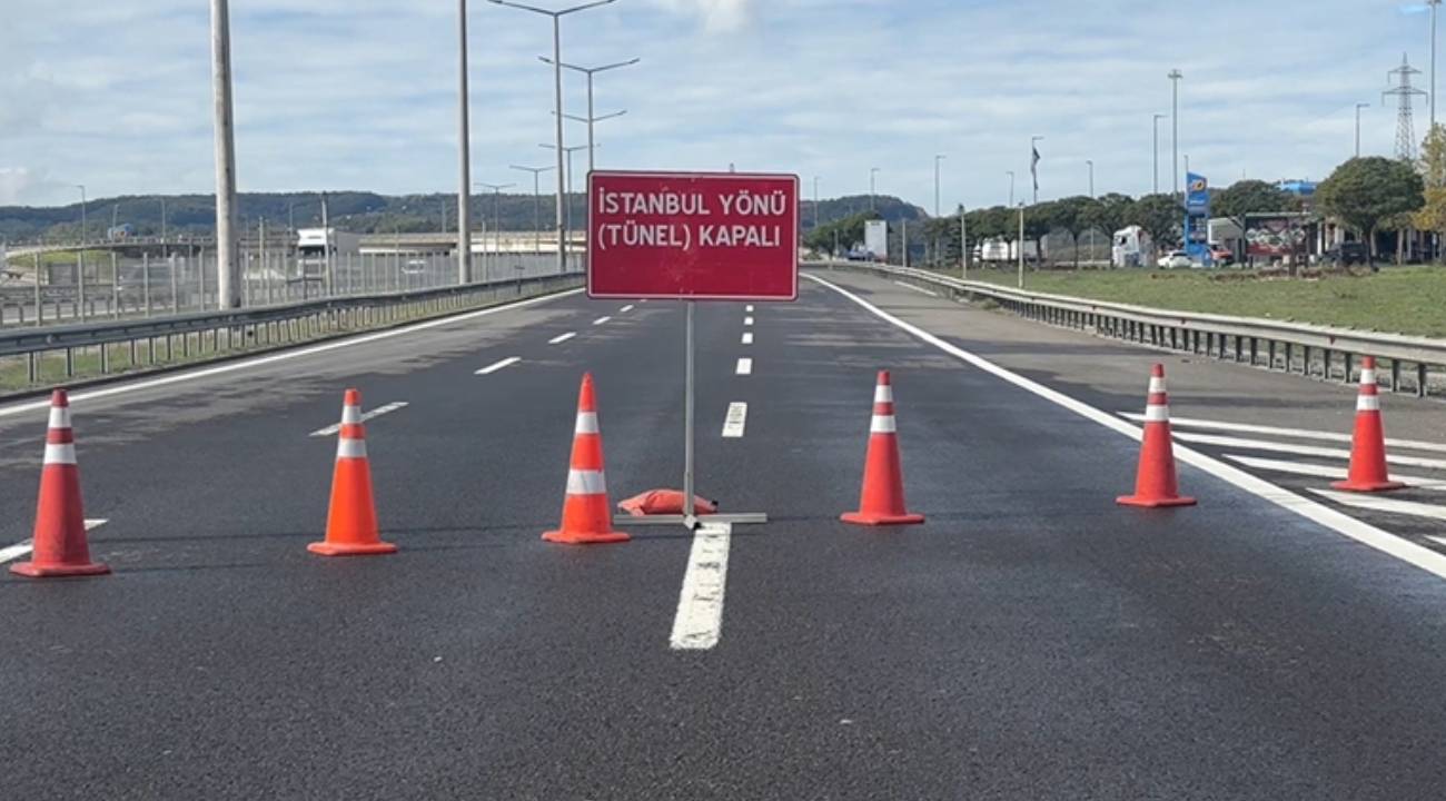 Bolu Dağı Tüneli İstanbul yönü 31 Ekim'e kadar günde 5 saat kapatılacak