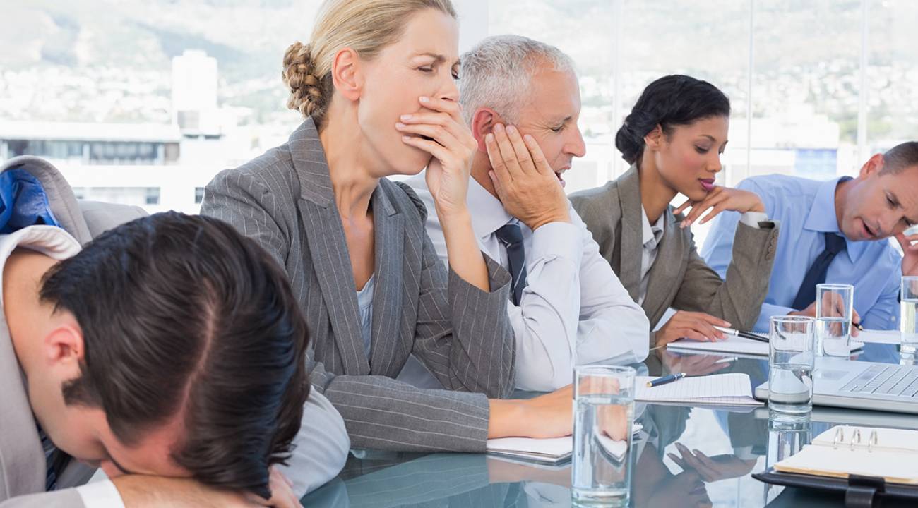 İş toplantılarında uykunuz geliyorsa bunu deneyin