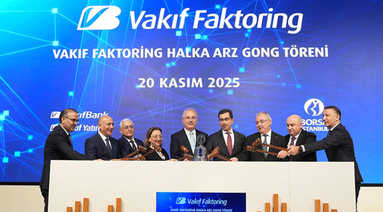 Borsada gong Vakıf Faktoring için çaldı