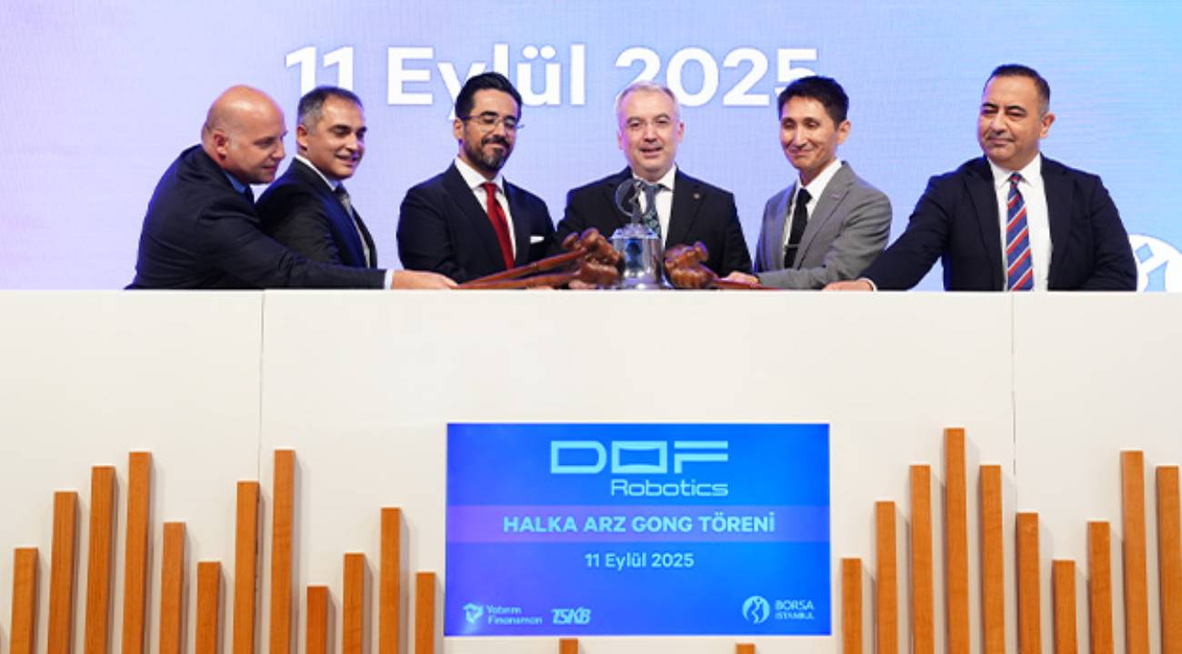 Borsada gong DOF Robotik için çaldı