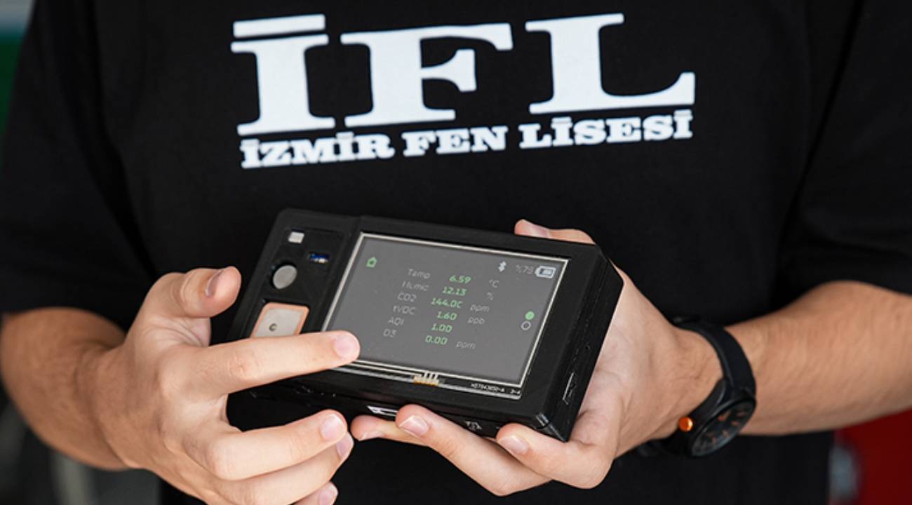 Liseli gençten solunum hastaları için kritik buluş: 3 modüllü hava takip sistemi