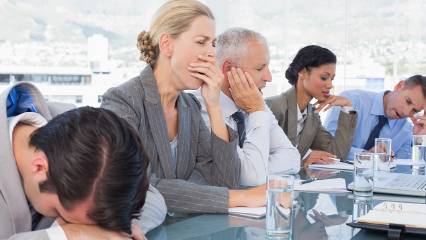 İş toplantılarında uykunuz geliyorsa bunu deneyin