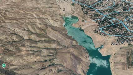 Detaylar: Komşu ülkede tablo: Su krizi uzaydan bile görünüyor, musluklar kuruyabilir