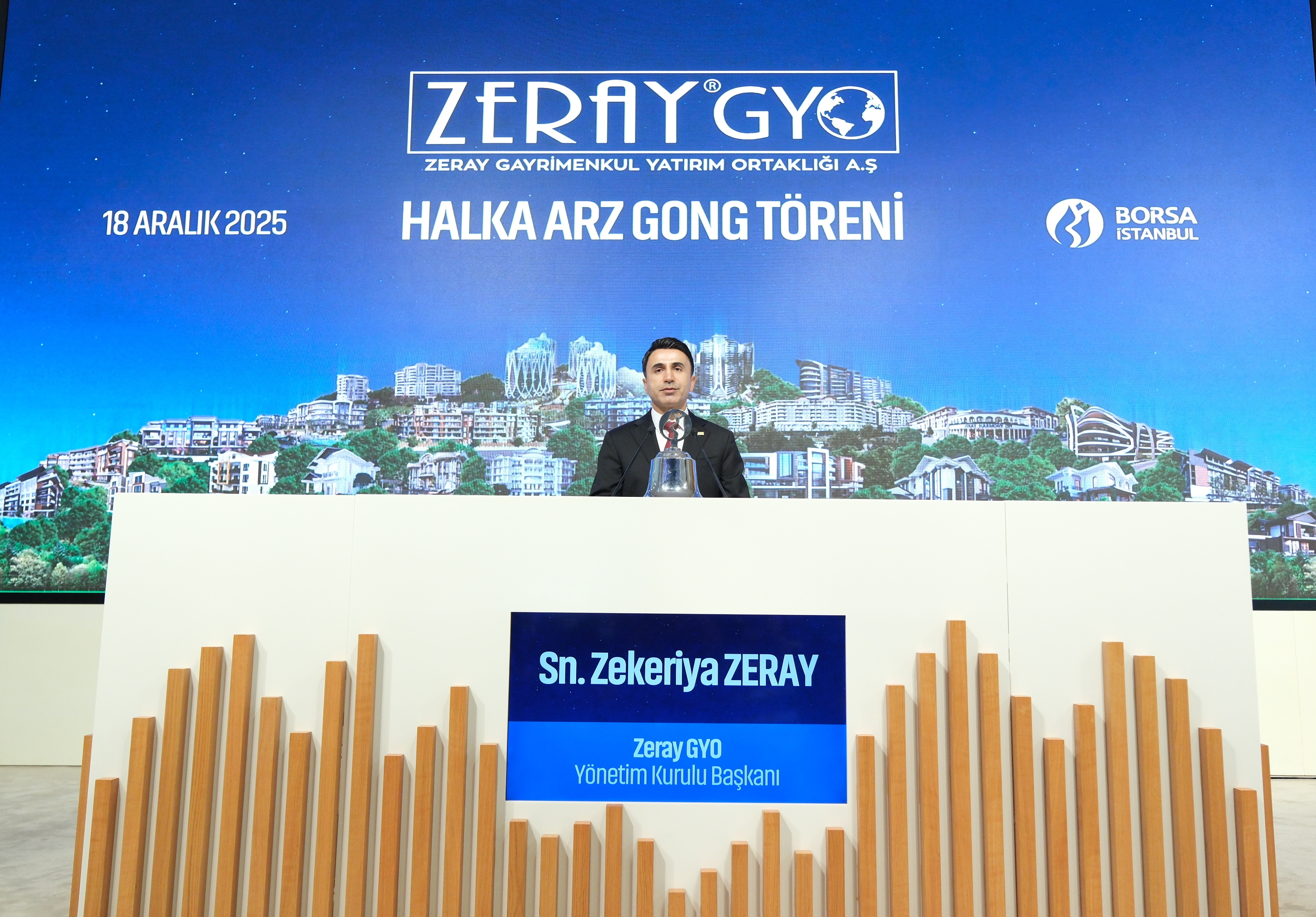 Borsa İstanbul'da gong Zeray GYO için çaldı-1
