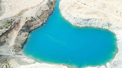 Detaylar: Kayseri’nin gizli cenneti: Tomarza Mavi Göl'de görsel şölen