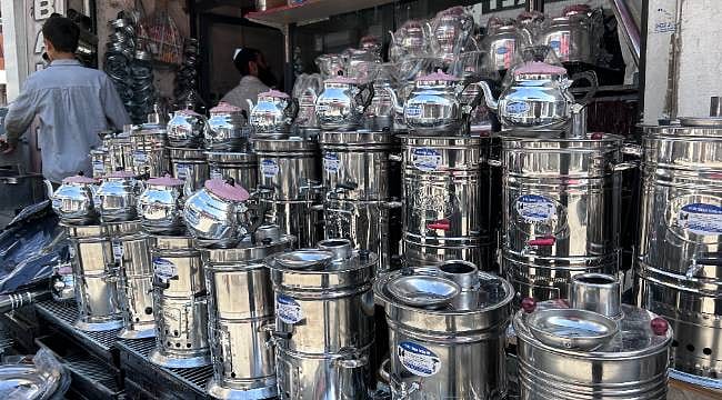 Kentte piknik sezonu canlandı: Semaver yetiştiremiyorlar! Sabahın erken saatlerinden akşama kadar üretim yapıyorlar