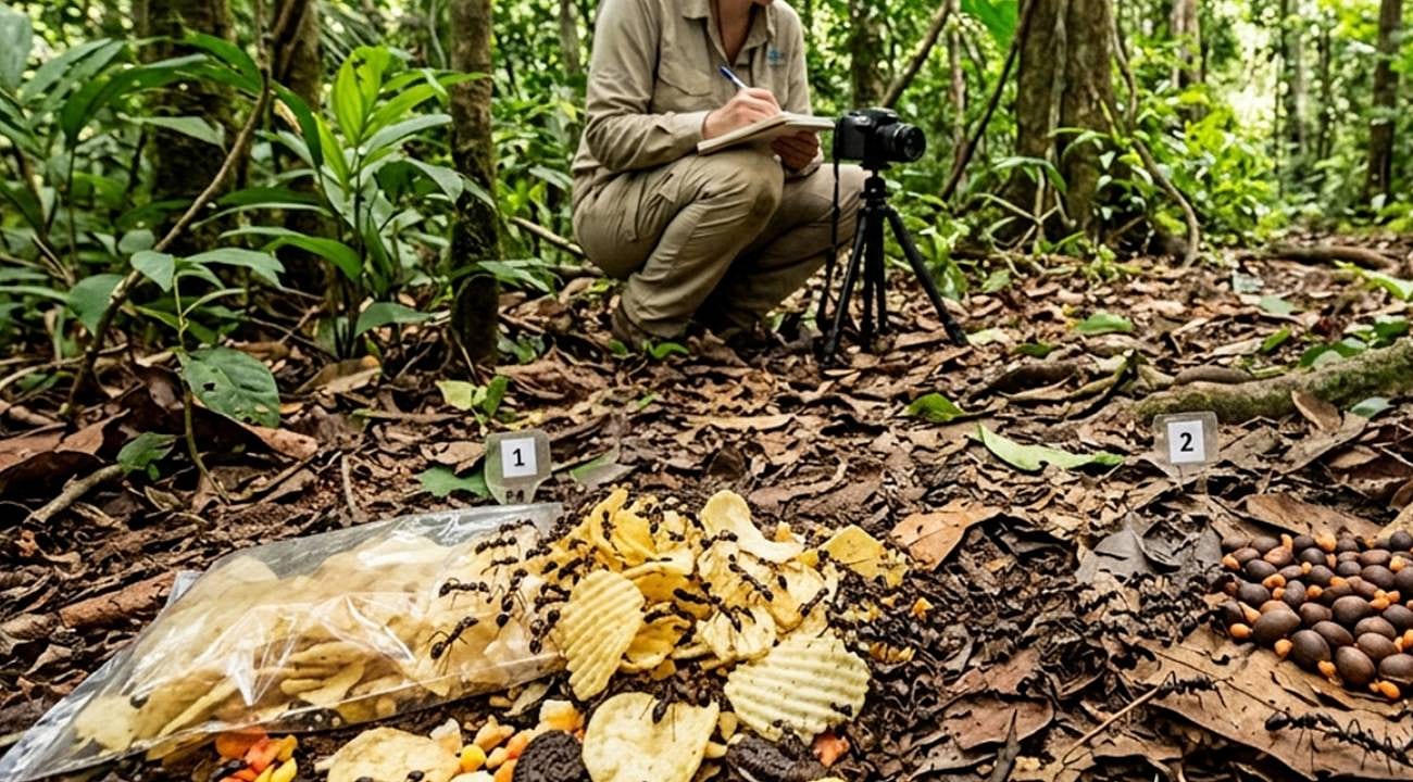 Panama'da yeni araştırma: Abur cubur atıkları karıncaların ekolojik görevini aksatıyor