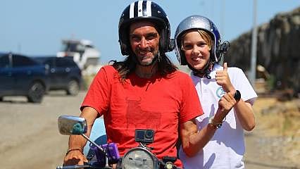 Teknik sorunlar bile durduramadı: 50 yaşındaki motosiklet ile dünyanın öbür ucuna