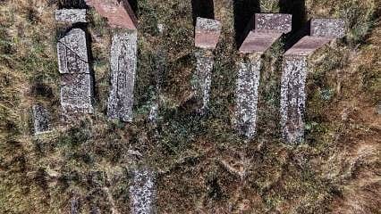 Ahlat Selçuklu Mezarlığı'nda heyecanlandıran keşif