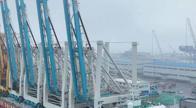 Safiport’tan Türkiye limancılığına yatırım: Yeni nesil STS vinçleri yolda