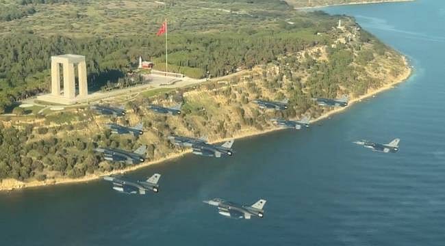 Çanakkale üzerinde anlamlı selam: MSB kritik eğitimin detaylarını paylaştı