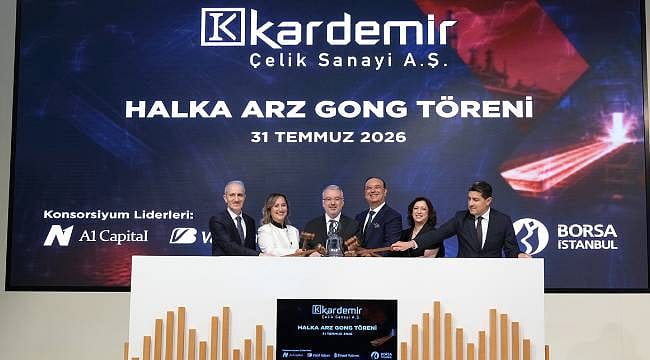 Borsa İstanbul'da gong Kardemir Çelik için çaldı