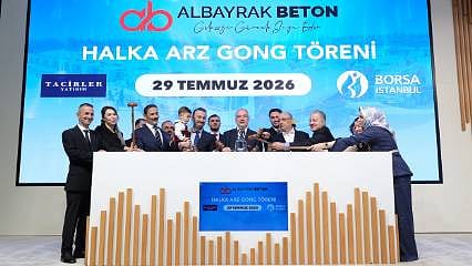 Borsa İstanbul'da gong Albayrak Hazır Beton için çaldı