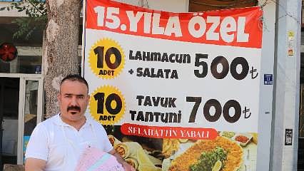 Ucuza satması suç oldu: Şikayet ettiler ama kusur bulamadılar! 50 TL'ye lahmacun satışına devam