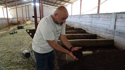 Toprağı kurtarmak için yola çıktı, şimdi yılda 5 ton organik gübre üretiyor