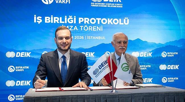 Sıfır Atık Vakfı ile DEİK arasında işbirliği protokolü