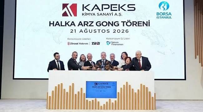 Borsa İstanbul'da gong Kapeks Kimya Sanayi AŞ için çaldı