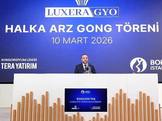 Borsa İstanbul'da gong Luxera GYO için çaldı