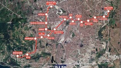 Sakarya'ya 15,2 kilometrelik yeni tramvay hattı geliyor