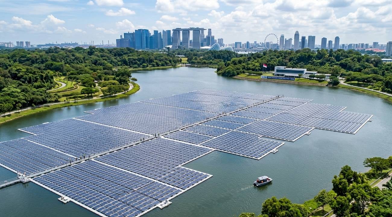 Singapur'un Yüzen Güneş Projesi: Hem İçme Suyu Hem Elektrik
