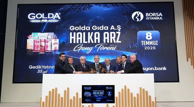 Borsa İstanbul’da gong Golda Gıda için çaldı