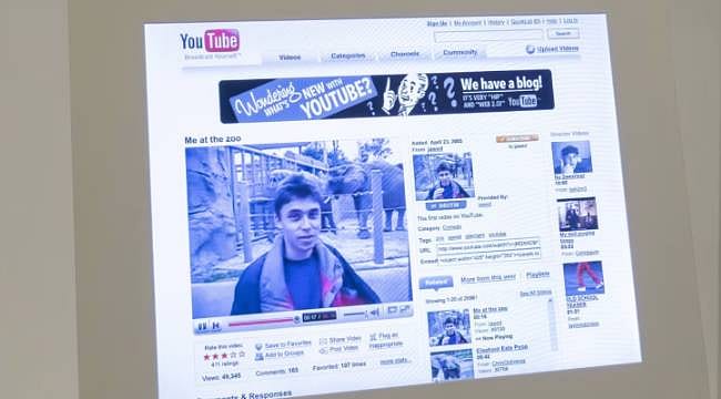 YouTube artık müzelik: Yayınlanan ilk videosu sanat eserine dönüştü