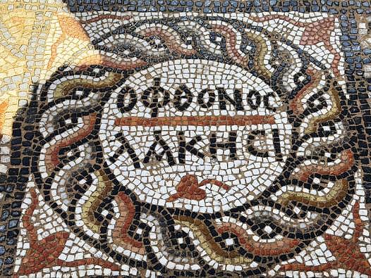 Görenler gözlerine inanamadı: 1600 yıl önce mozaiğe "Kıskanan Çatlasın" yazmışlar