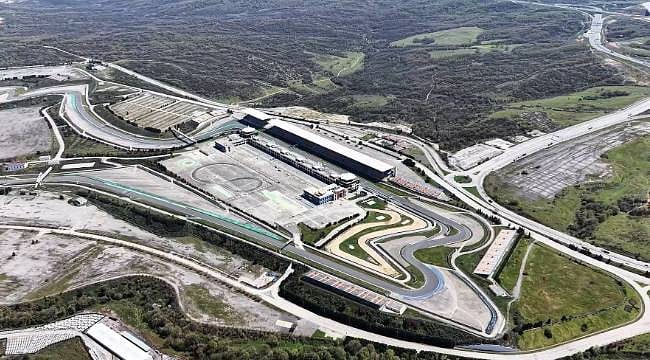 Formula 1 için geri sayım başladı: İstanbul Park havadan görüntülendi